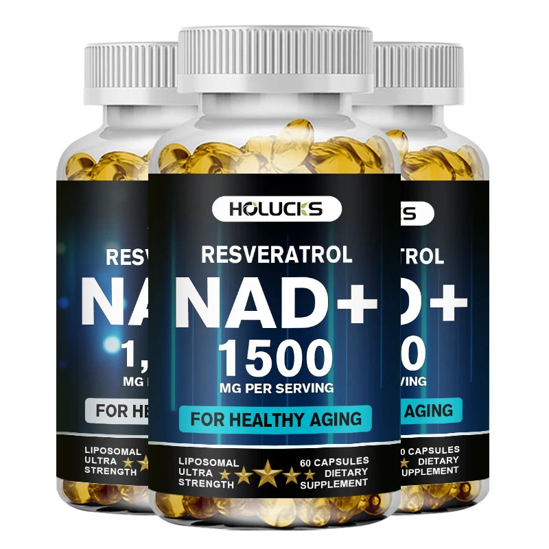 NAD+ Resveratrol Capsules | Support Cellular Health & Anti-Aging