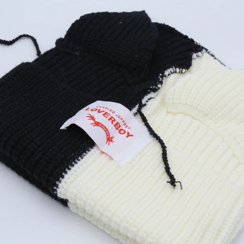 Unisex Long Fox Ears Knitted Beanie | Y2K Bunny Rabbit Hat