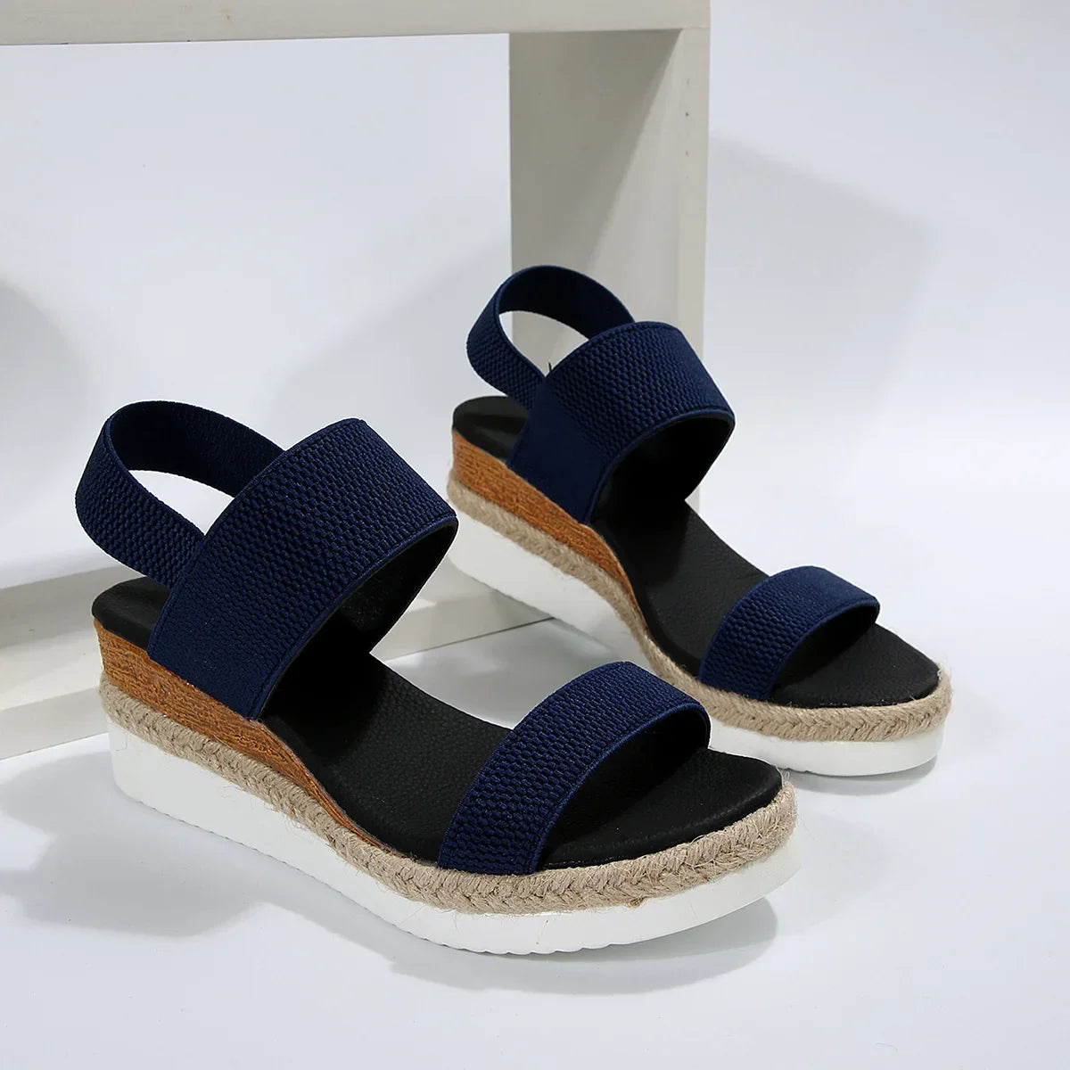 Stylish Women's Wedge Heeled Platform Sandals for Summer Comfort