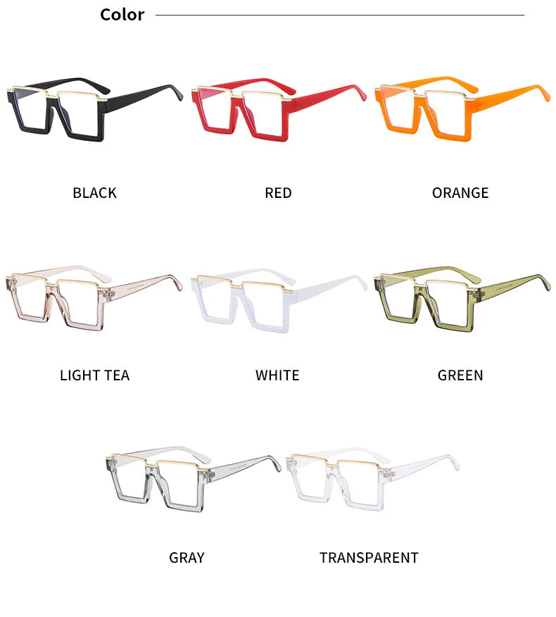 Chic Oversized Blue Light Blocking Glasses | Fashionable Protection