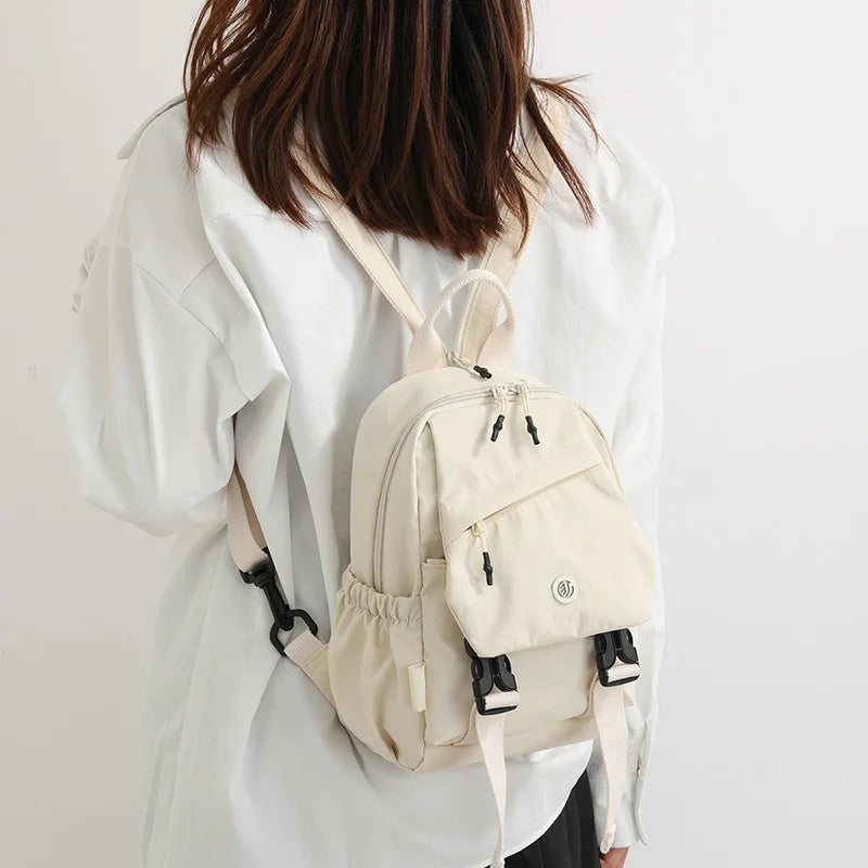 Unisex Lightweight School Backpack | Water-Resistant Nylon Bag