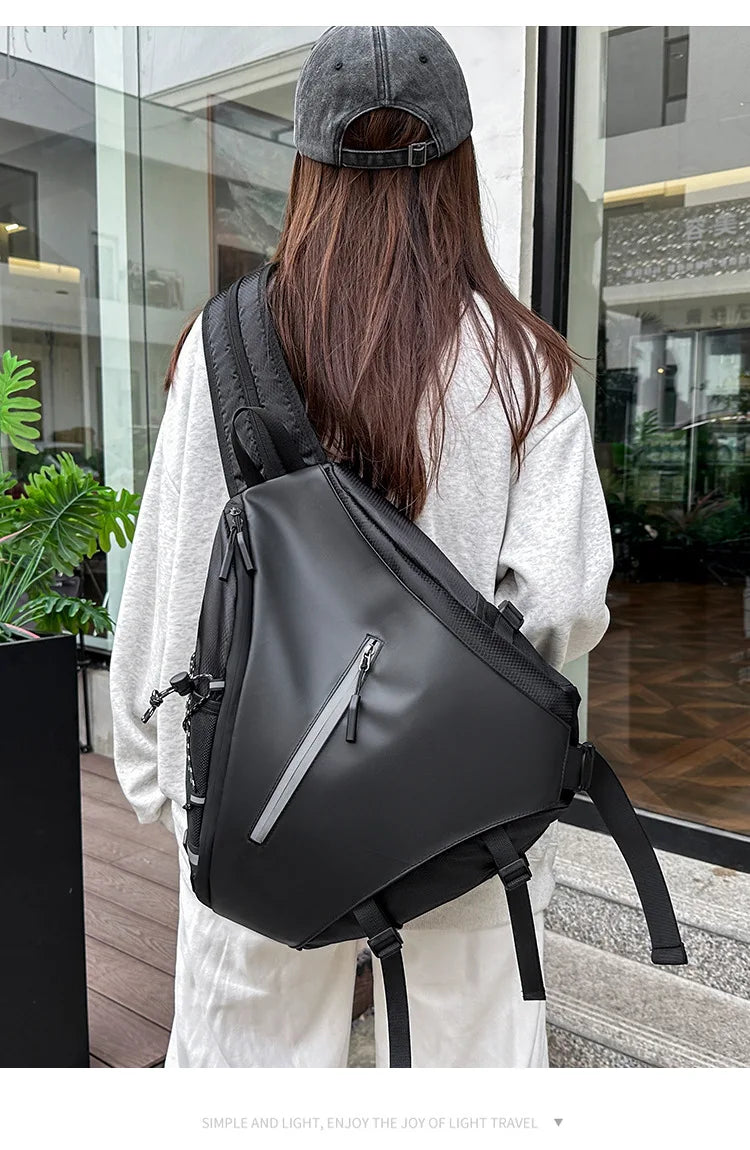 Men's Waterproof Large Capacity Crossbody Chest Bag | Fashionable & Functional