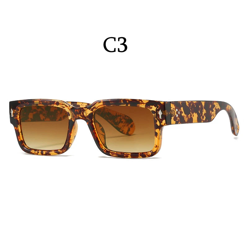 Stylish Rivet Sunglasses | Retro UV400 Eyewear for Everyone