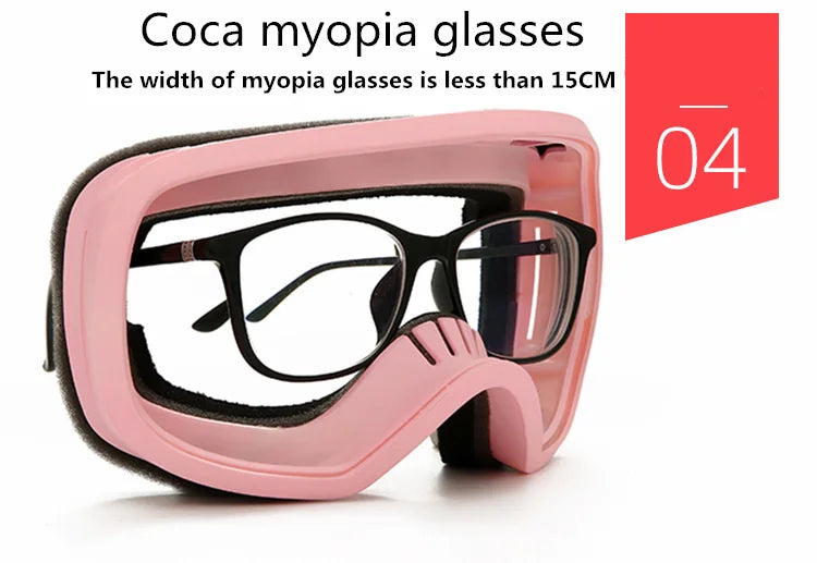 Premium Ski Goggles with Anti-Fog & UV400 Protection