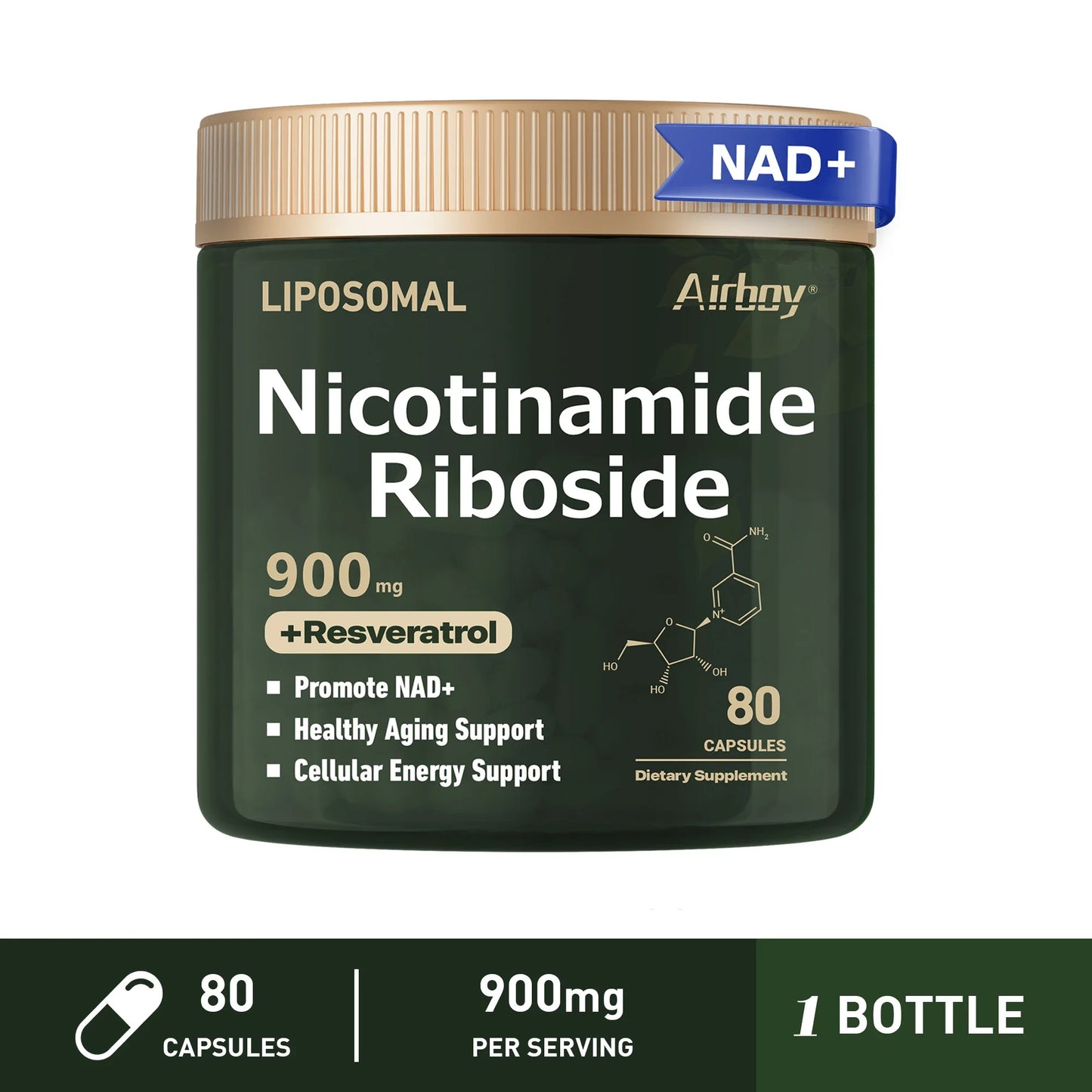 NAD+ Supplement for Nerve Protection & Healthy Aging