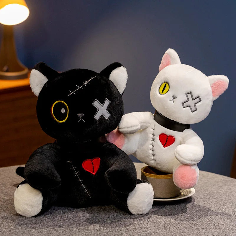 25cm Gothic Lolita Mood Cat Plush Toy | Cute Stuffed Animal Gift