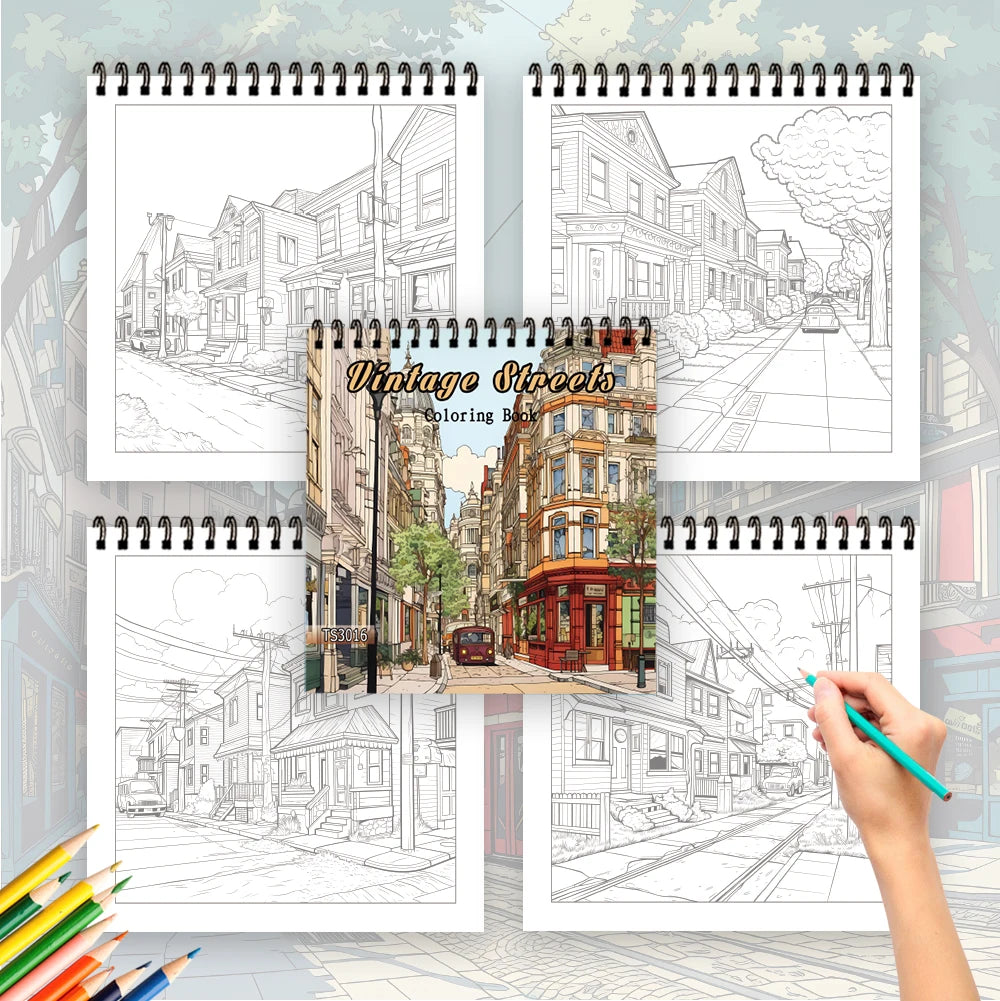 3pcs Illustrative Coloring Book Set | Stress Relief & Creativity