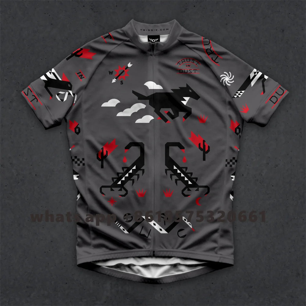 Men's Cycling Jersey | Quick Dry Summer MTB Top with Sun Protection