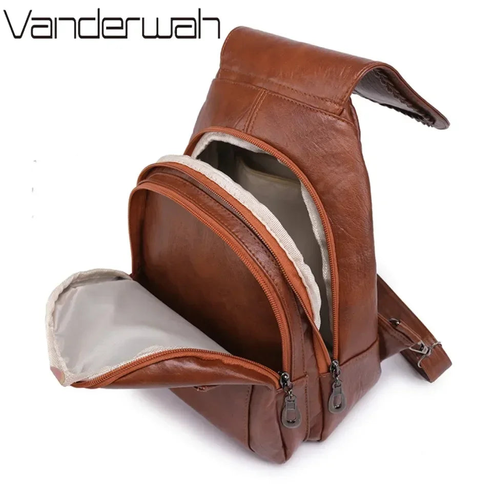 Stylish Women's Leather Backpack | Chic Travel Bag for All Occasions