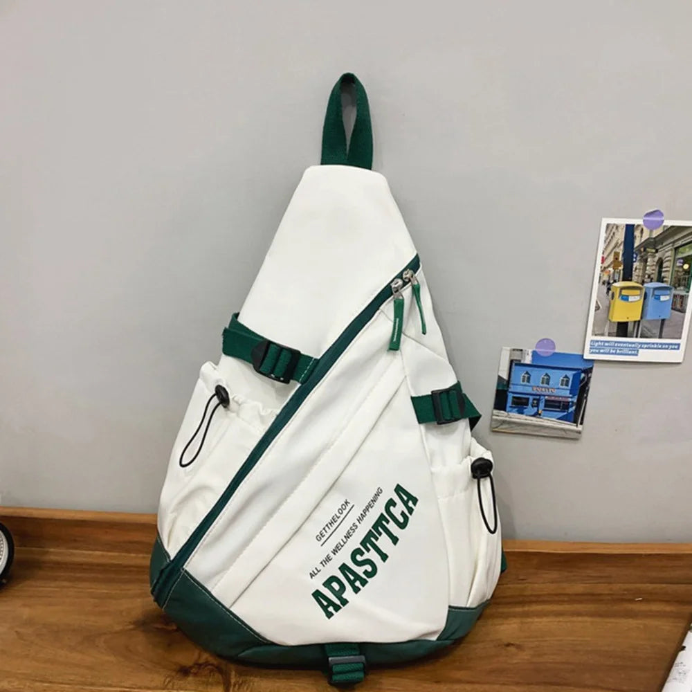 Trendy Portable Nylon Crossbody Bag for Travel & Sports