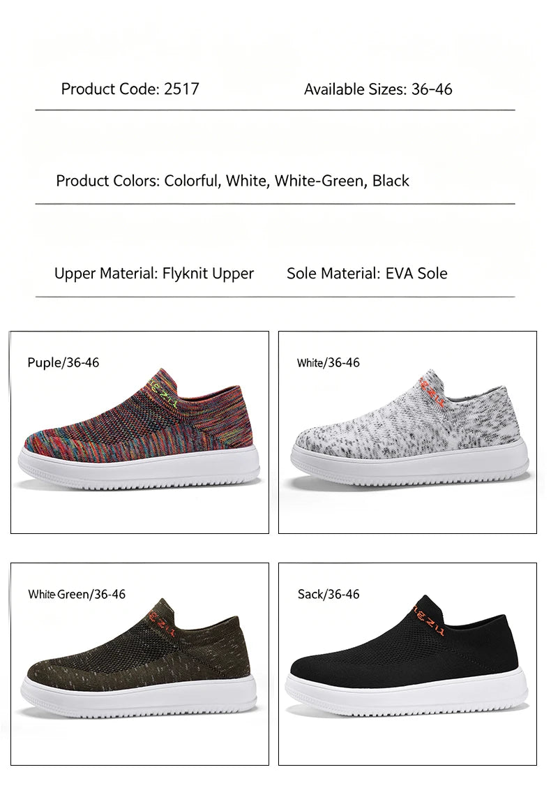Unisex Wide Foot Sports Shoes | Breathable Slip-On Walking Sneakers
