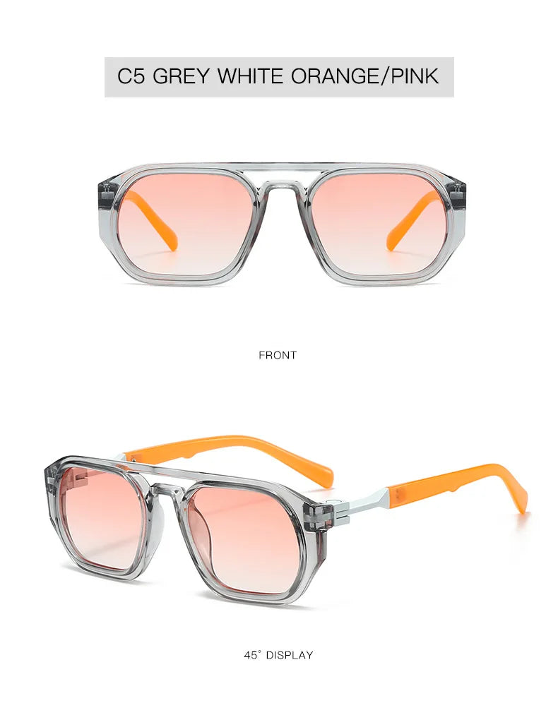 Transparent Square Computer Glasses for Blue Light Protection