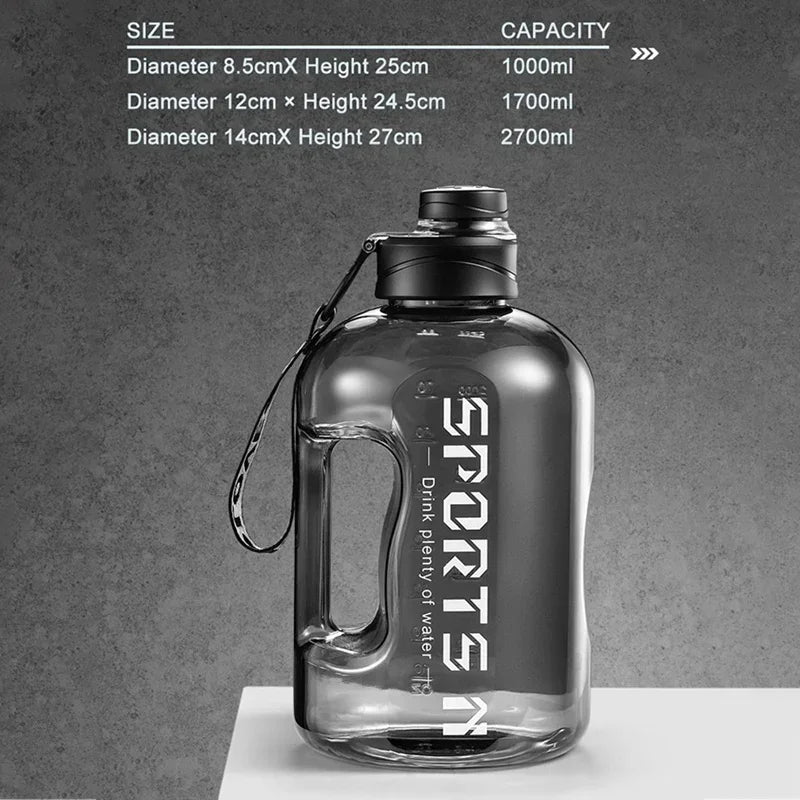 Large Capacity 2L Water Bottle | Perfect for Sports & Travel