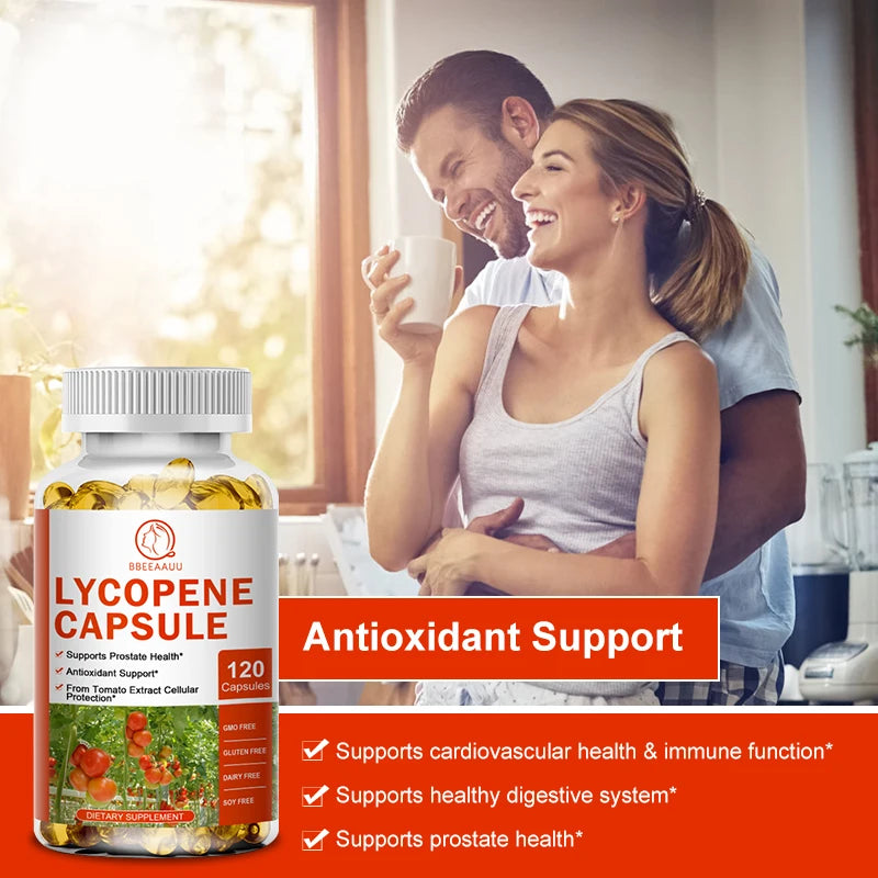 Lycopene Capsules for Prostate and Bladder Health Support