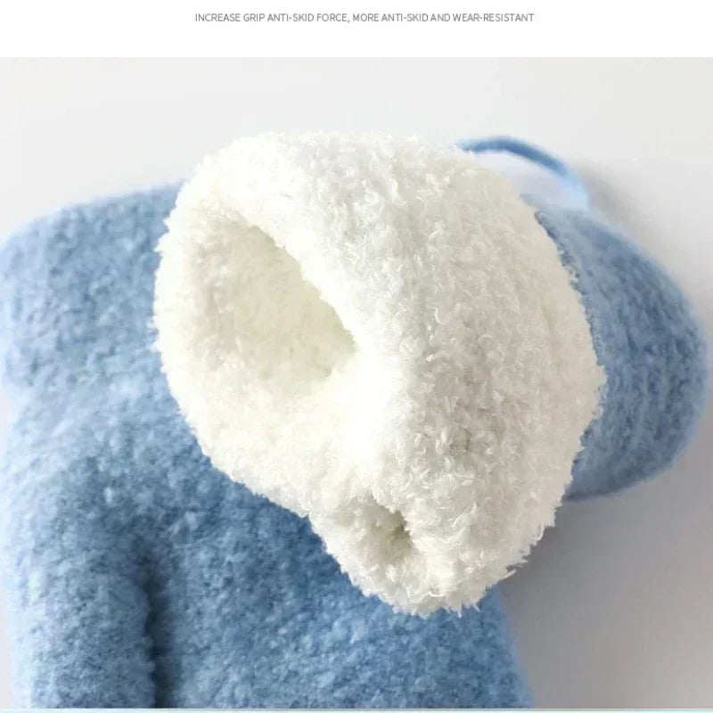 Warm Winter Mittens for Kids | Plush Mohair Gloves for Girls & Boys