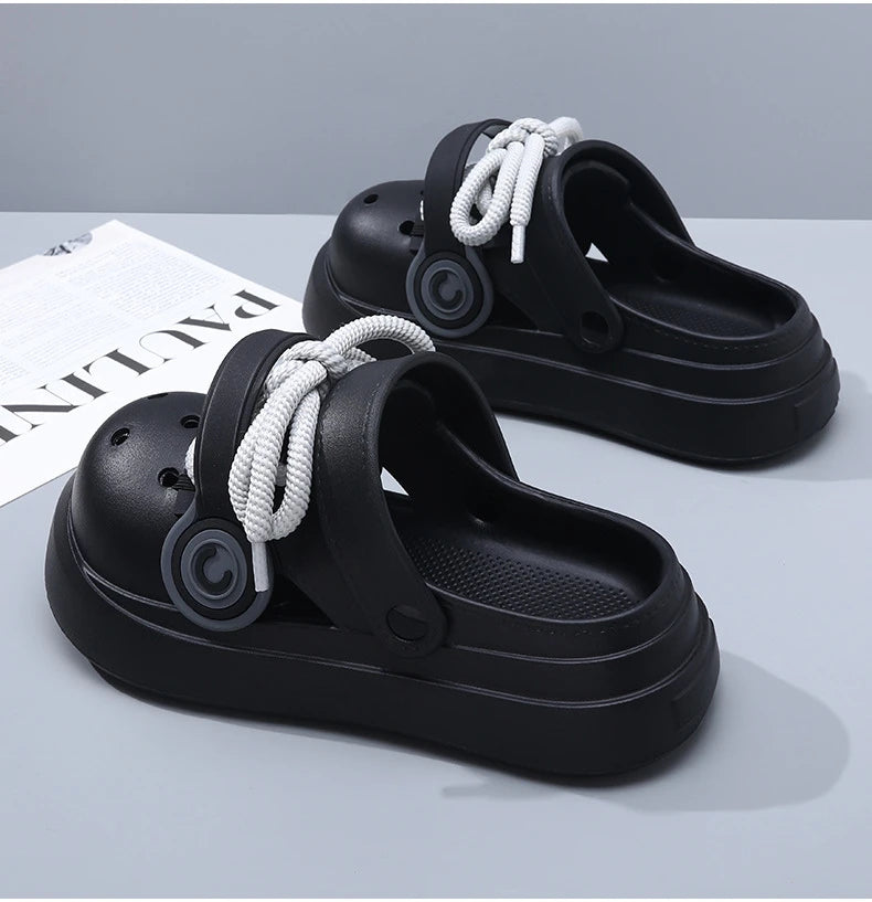 Stylish Women Summer Sandals | Comfortable Lace-Up Clogs for All