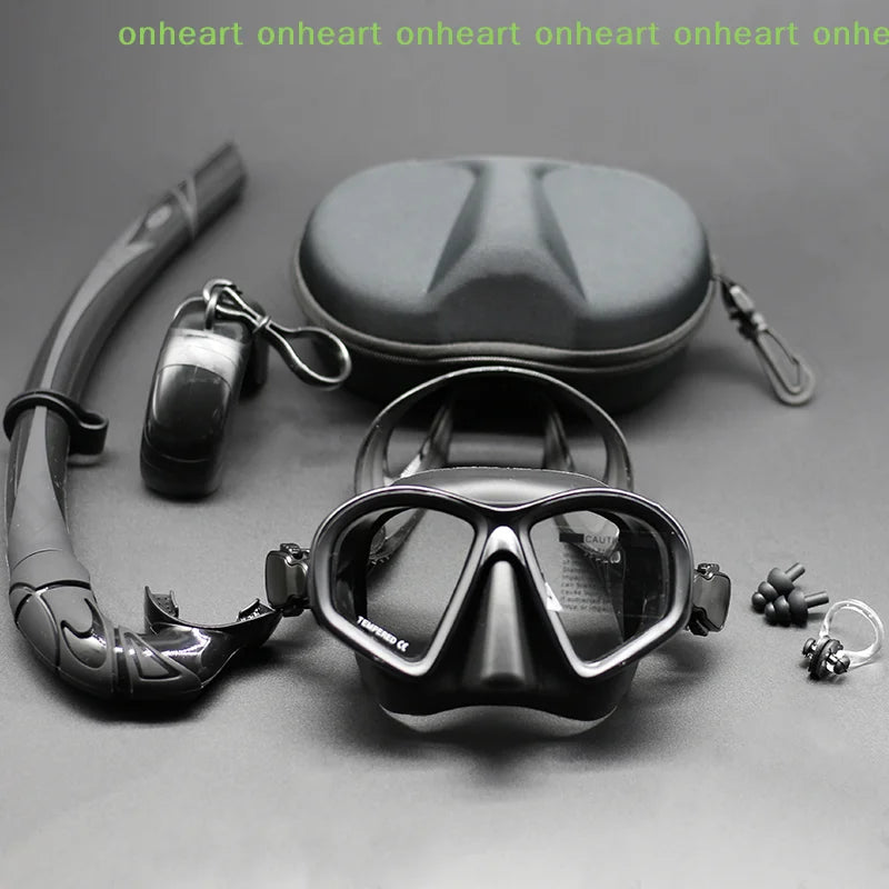 Foldable J-Type Diving Mask with Camera Mount | Snorkeling Set