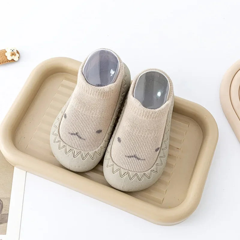 Cute Cartoon Baby Socks Shoes | Soft Rubber Sole for First Walkers