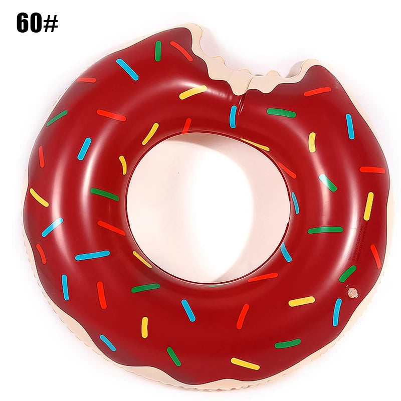 Inflatable Donut Swim Ring | Fun Pool Float for Kids & Adults