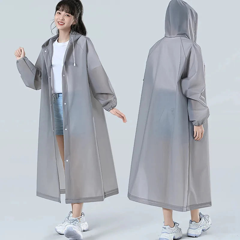 Transparent Waterproof Poncho Raincoat for All Outdoor Activities
