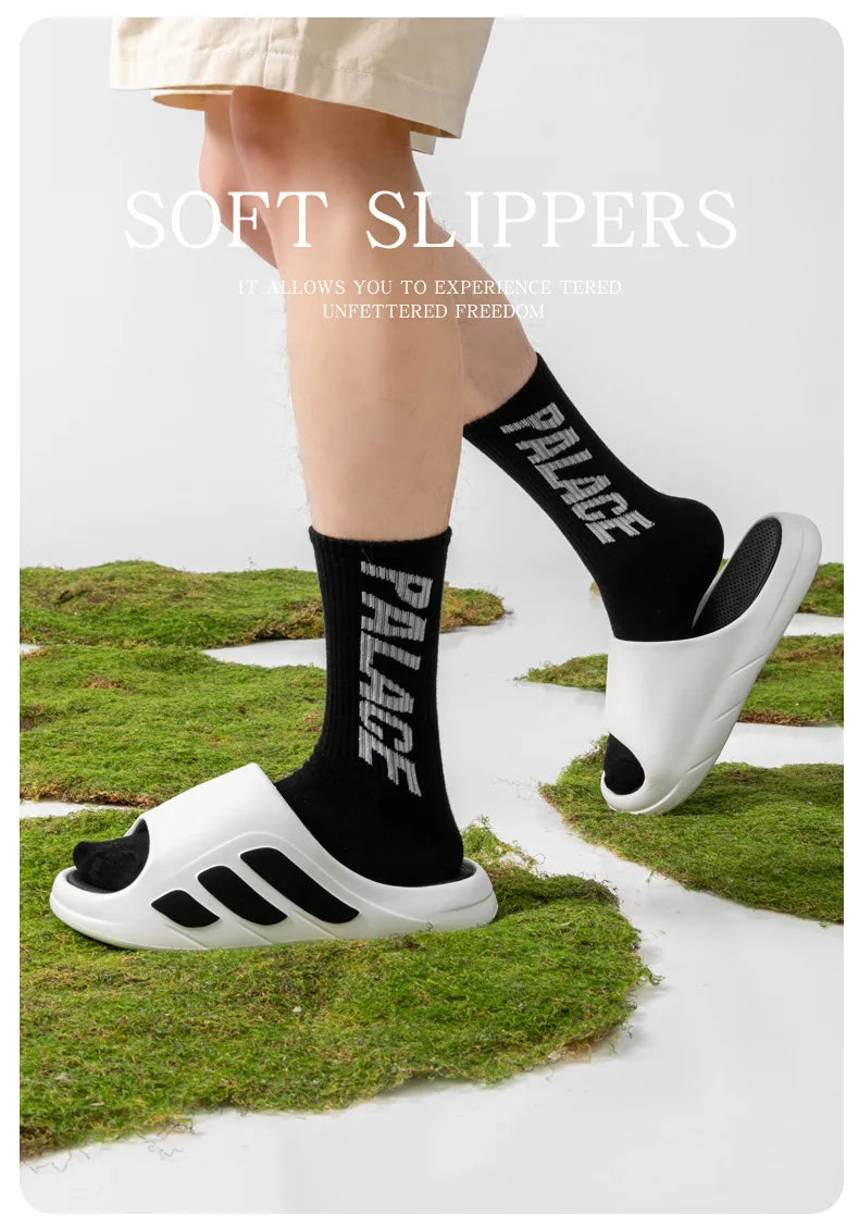 Men's High Aesthetic Anti-Slip Beach Slippers | Comfortable Slides