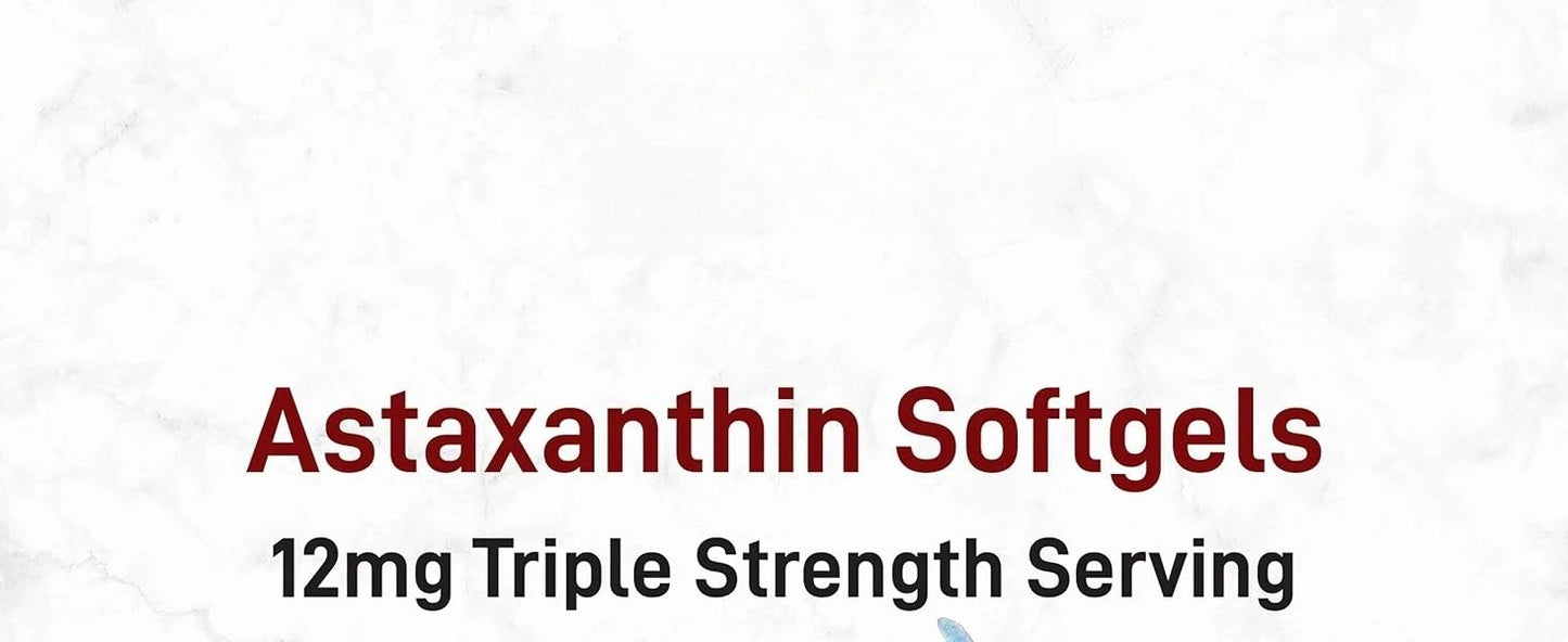 Astaxanthin Supplement Softgels | Powerful Antioxidant Support