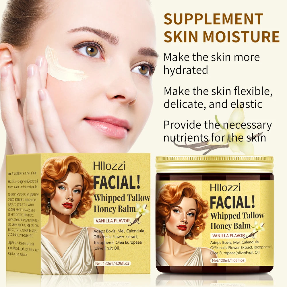 Moisturizing Whipped Tallow Cream | Nourishing Skin Care Lotion