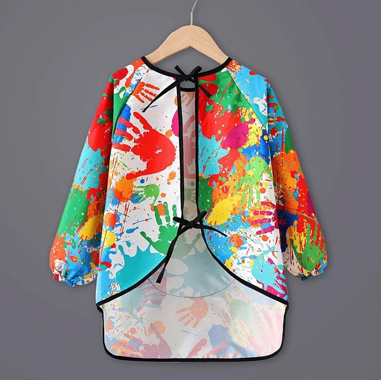 Waterproof Children's Art Apron | Long Sleeved Cover for Kids