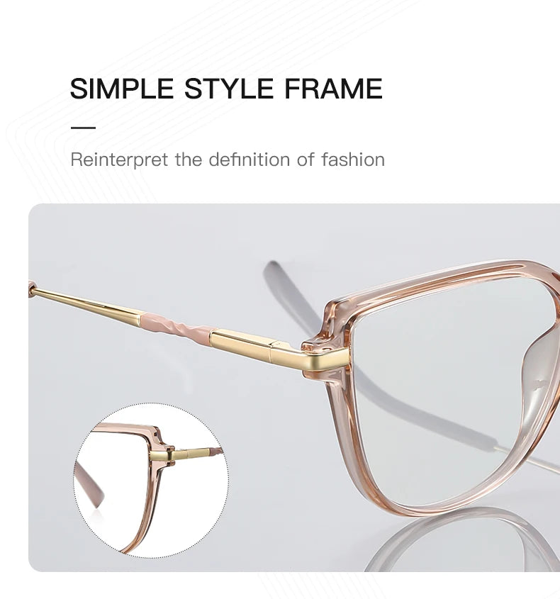 Trendy Anti-Blue Light Prescription Glasses for Women