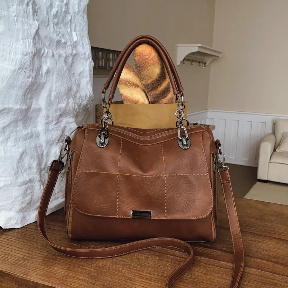 Luxury PU Leather Hand Bags for Women | Versatile Tote & Crossbody
