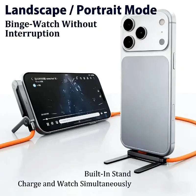 240W Elbow Fast Charging Type-C Cable & Phone Holder Stand