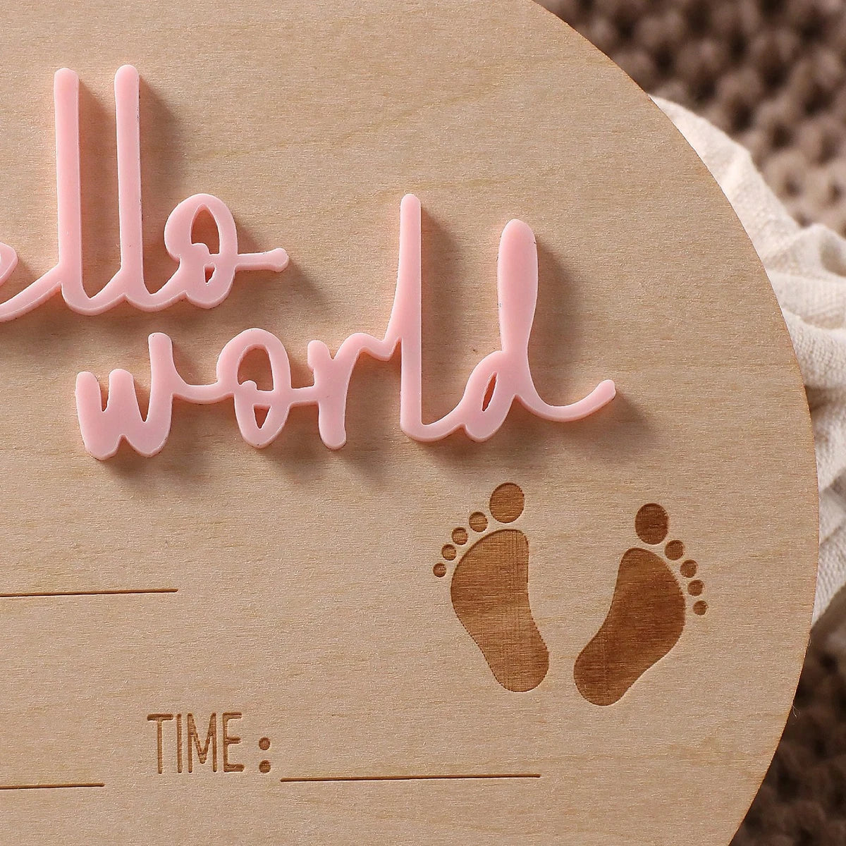 Newborn Baby Photo Props | Cute Wooden Photography Ideas