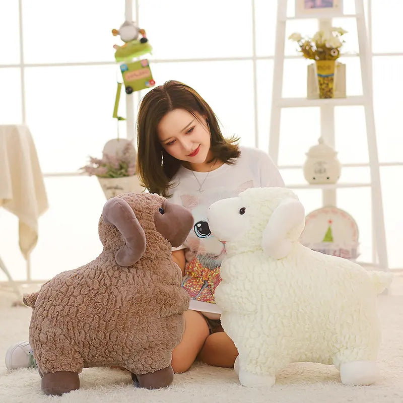 Kawaii Alpacasso Plush Toys | Soft Stuffed Sheep Pillows