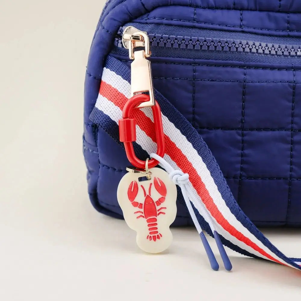 Retro Acrylic Charms Keyring | Cute Woven Pendant for Bags