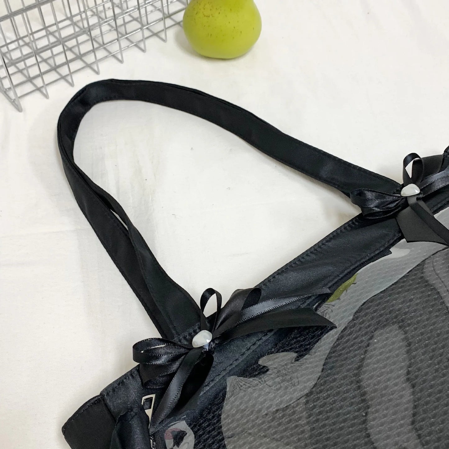 Bolsa Bandolera de Anime Estilo Preppy de Gran Capacidad para Mujer