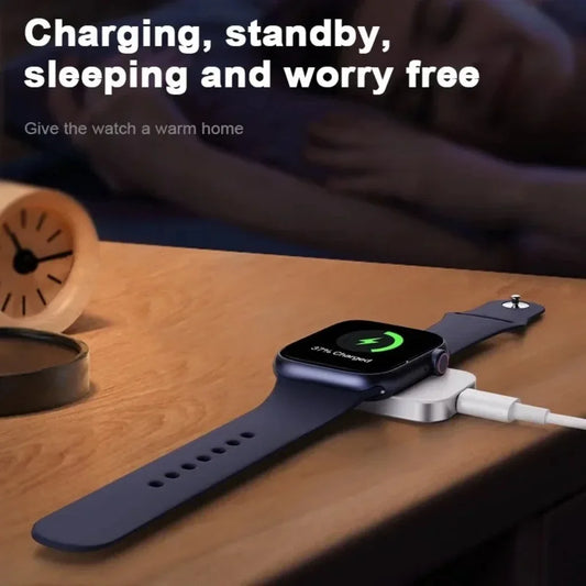 Estación de carga inalámbrica portátil para smartwatch | Comodidad de doble base