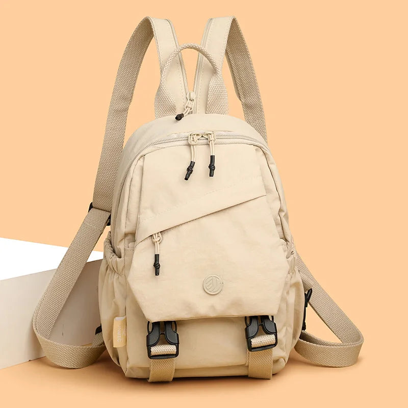 Unisex Lightweight School Backpack | Water-Resistant Nylon Bag