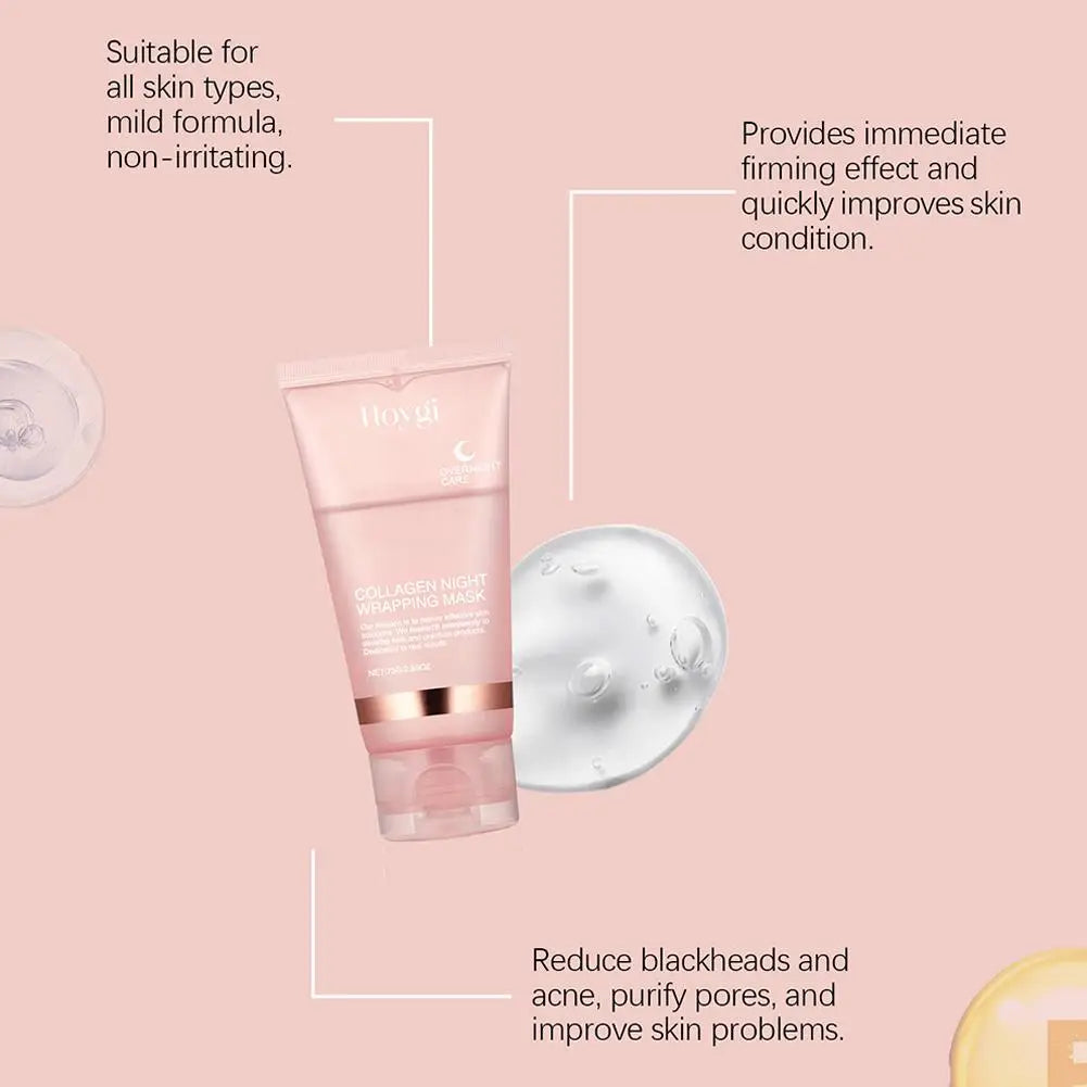 Hydrating Collagen Tear-Off Mask | Anti-Wrinkle Skin Care