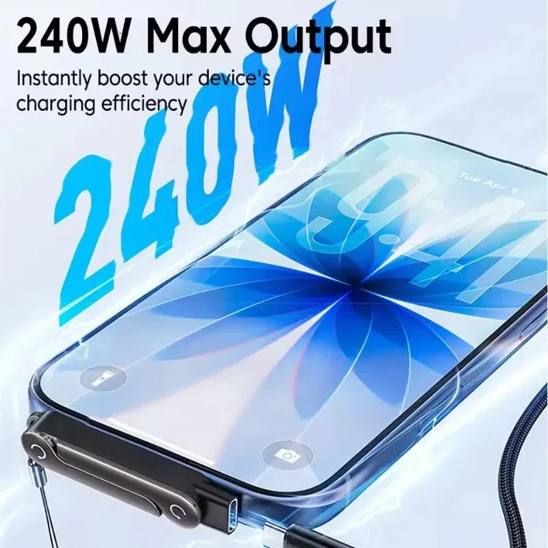 Type C Phone Charging Bracket Adapter | Fast 240W OTG Converter