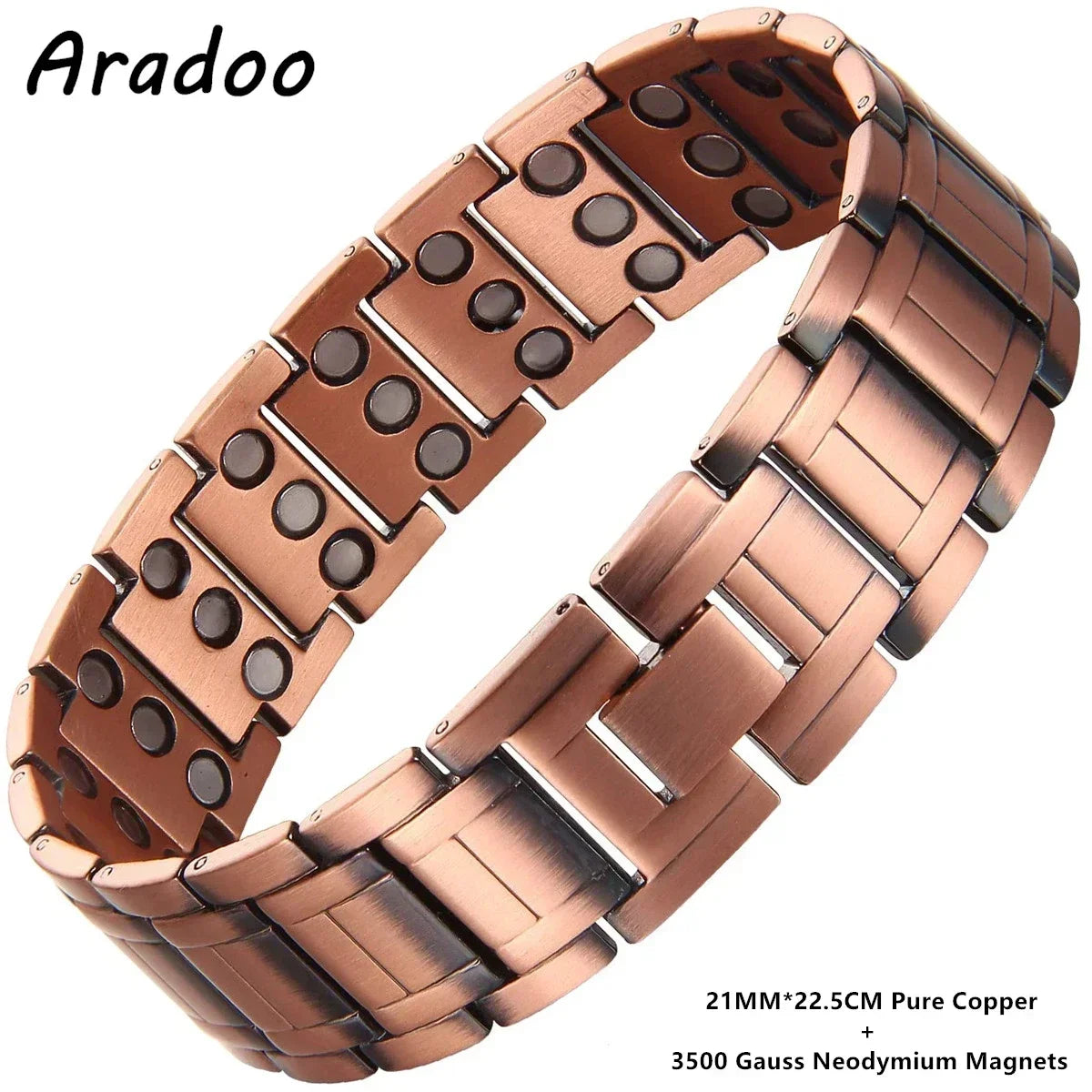 Magnetic Pure Copper Men's Bracelet | Stylish Health Benefits