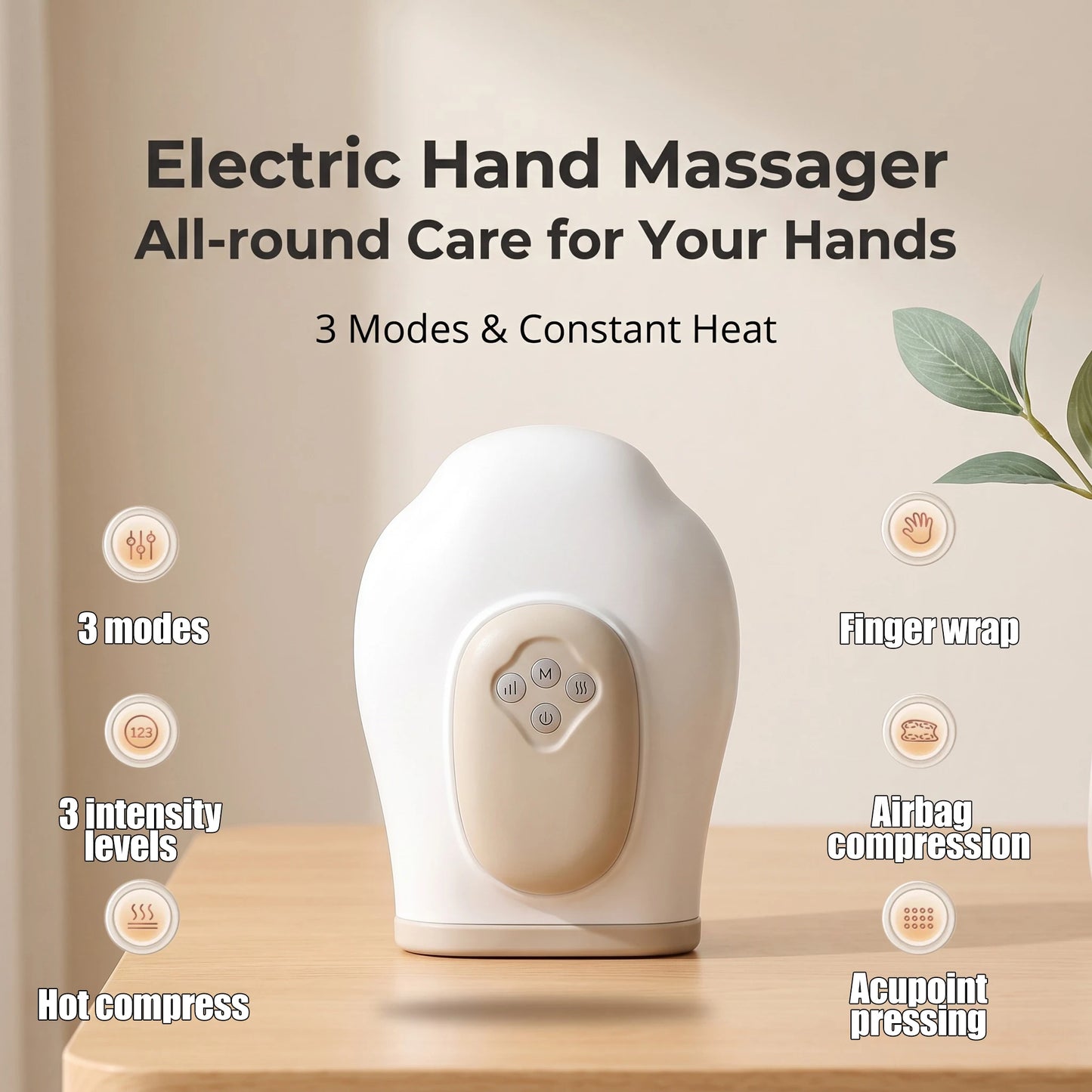 Airbag Compression Hand Massager | Relaxing Vibration Glove