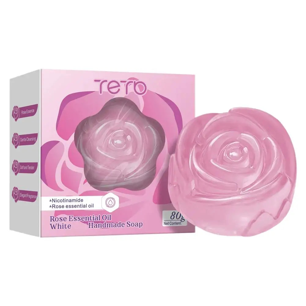 Rose Oil Whitening Soap | Brightening & Nourishing Cleansing Bar