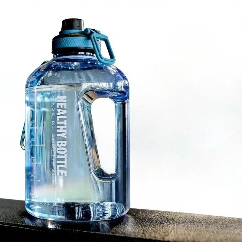 2.2L Large Capacity Gradient Sports Water Bottle for Fitness