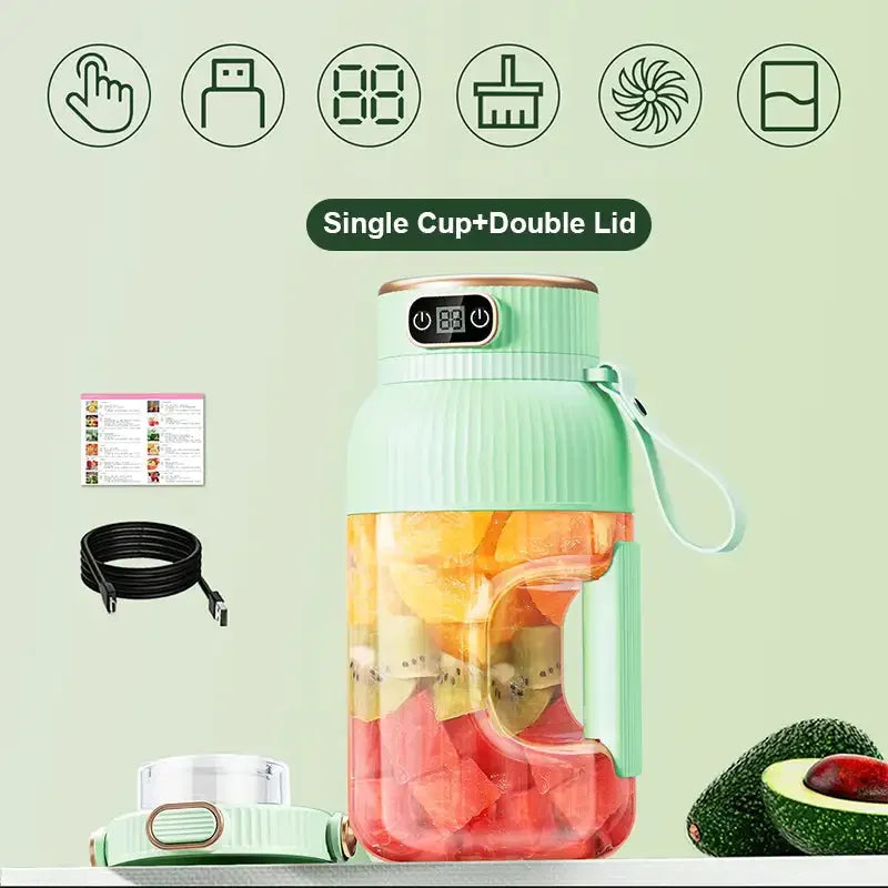 Portable Multifunctional Juicer Cup | USB Fruit Mixer