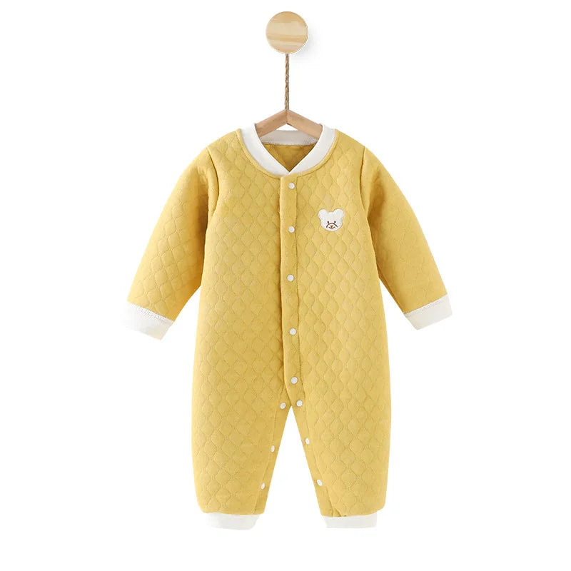 Infant Autumn Winter Romper Suit | Cozy Cotton One-Piece Outfit