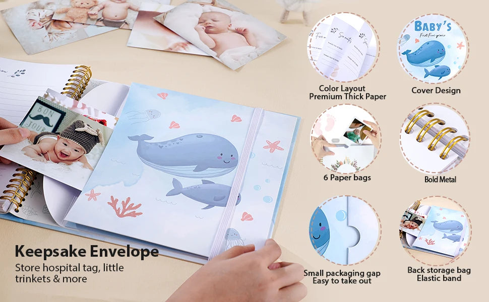 Personalized Baby Memory Book | Cherish Your Newborn's Journey