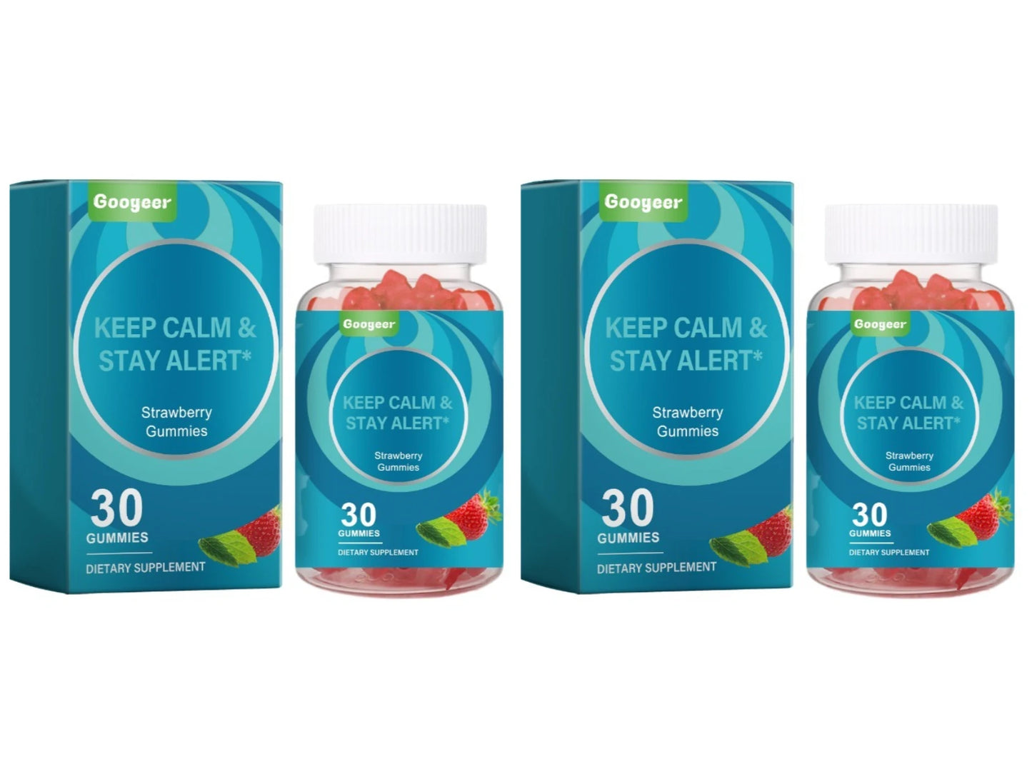 Strawberry Gummies with Vitamin C | Nail Health & Relaxation