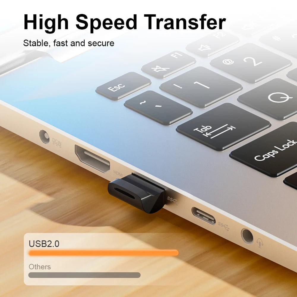 Mini USB Flash Drive 128GB | Ultra Compact Pen Drive & Gift