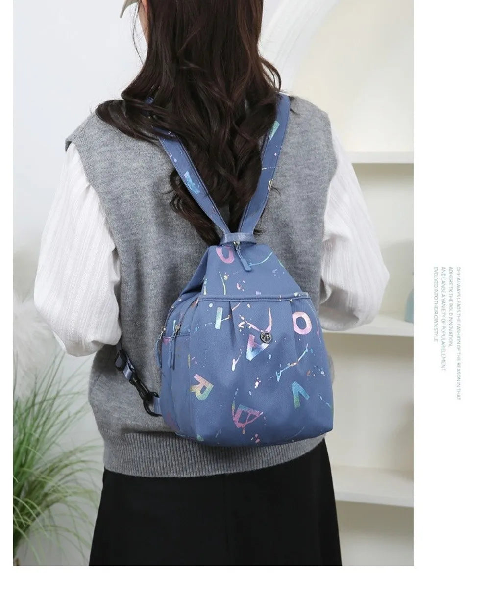Large Capacity Waterproof Oxford Fabric Backpack for Travel & Hiking