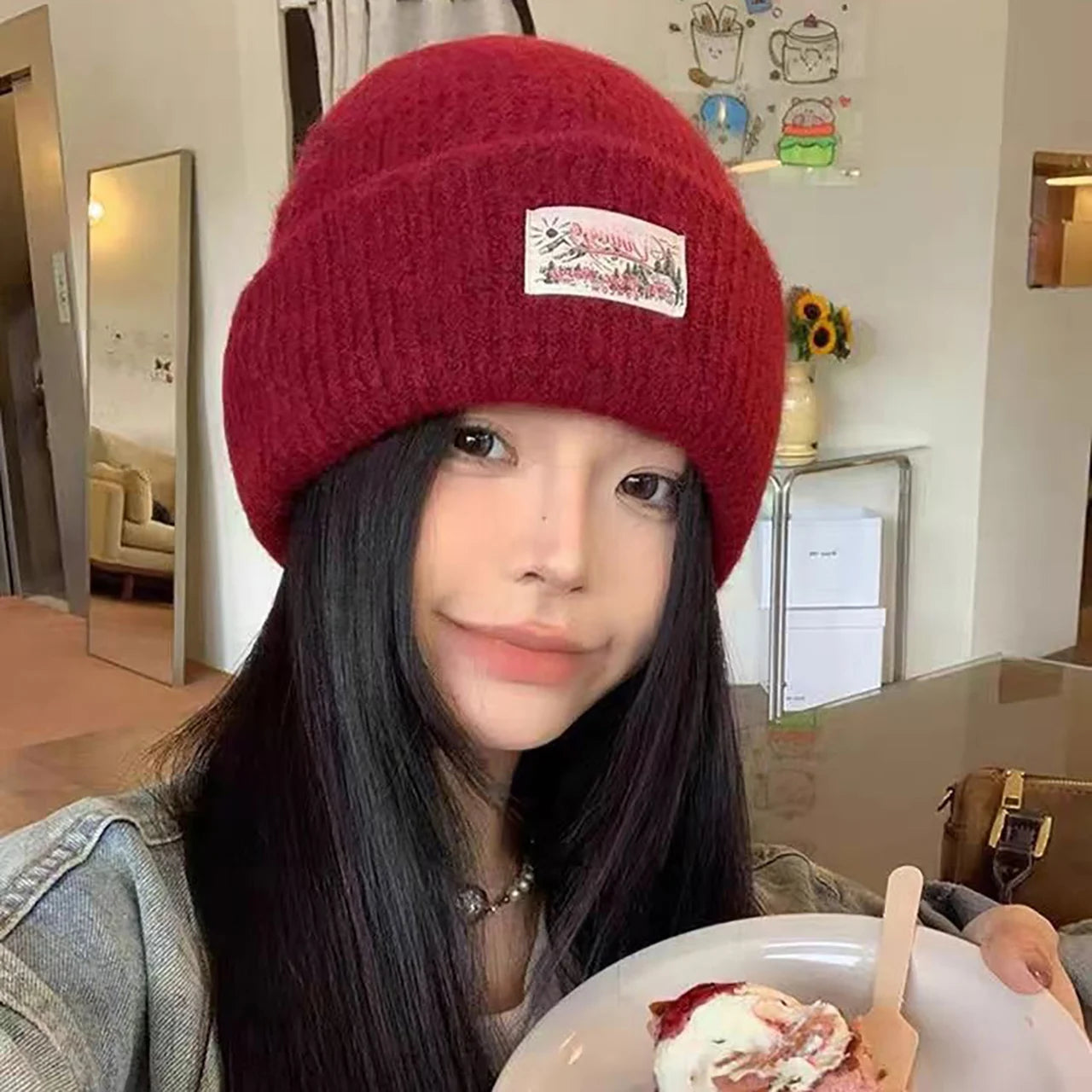 Warm Winter Beanie Hat for Women | Soft Knit Cap for Outdoors